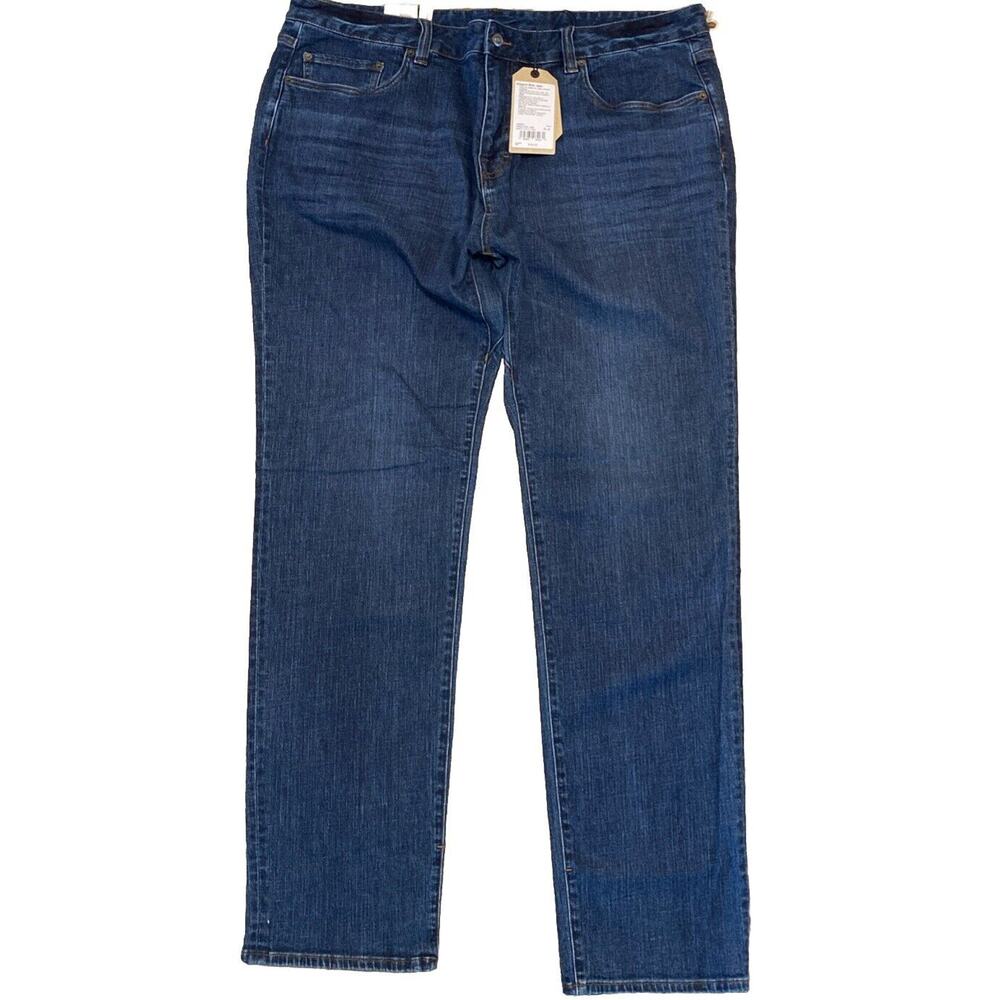 prAna Hillgard Jean Dark Ozone Medium Wash Men’s 42x34 Organic Cotton NWT: $120